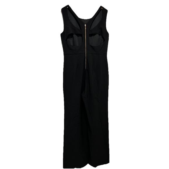 Lotus Threads Women’s 16 Cutout Back Black Jumpsuit - Picture 3 of 11